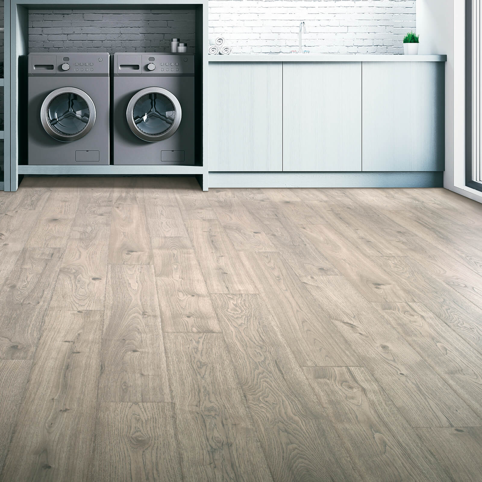 Laundry room Laminate flooring | Star Flooring & Design