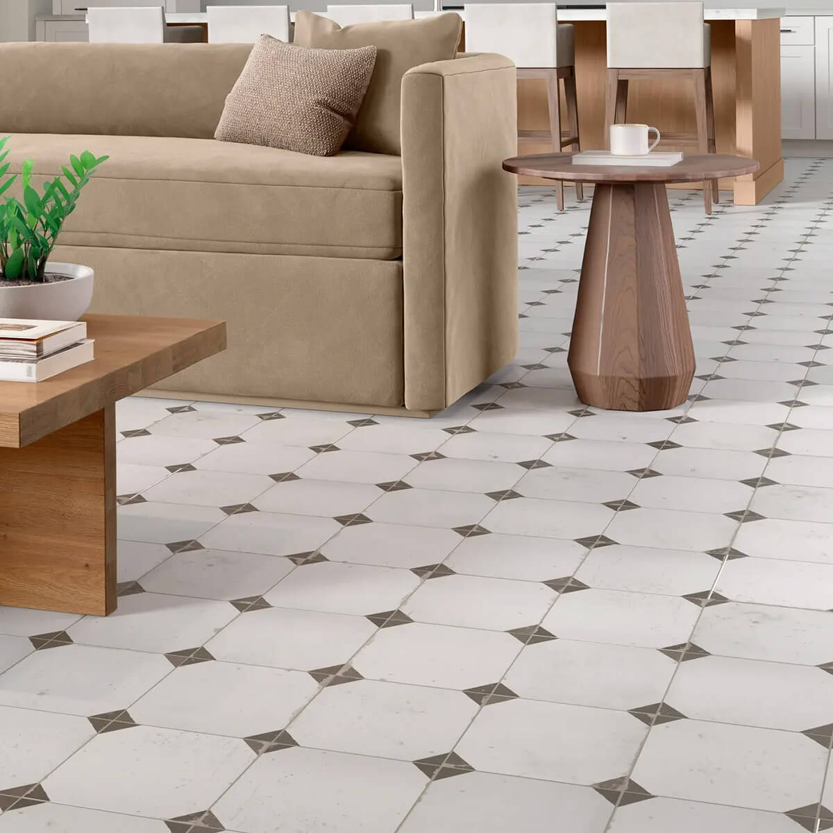 Tile flooring for living area | Star Flooring & Design