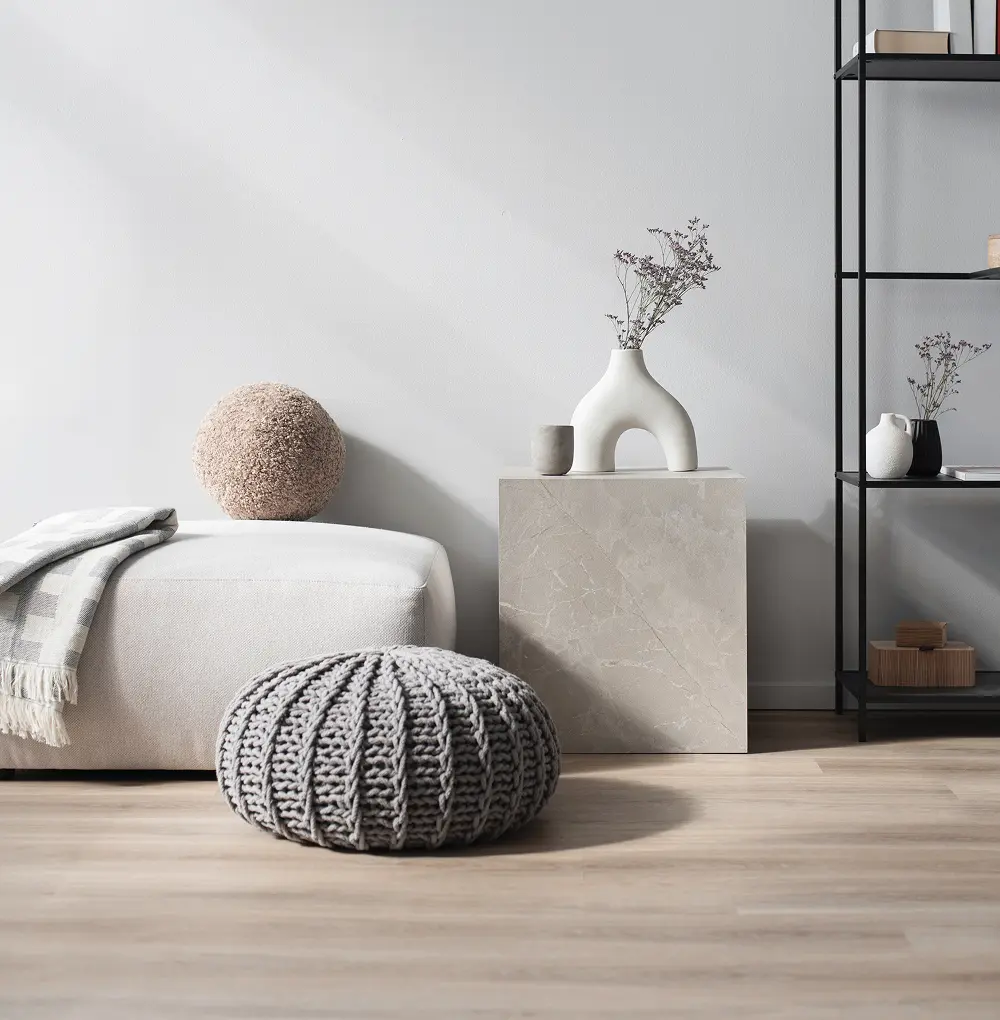 Laminate flooring in modern living room