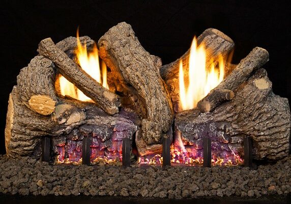 RH Peterson Gas Log Foothill Oaks landscape | Star Flooring & Design